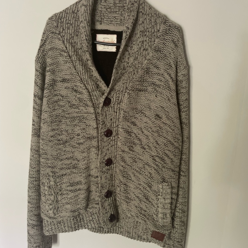 Button up sweater